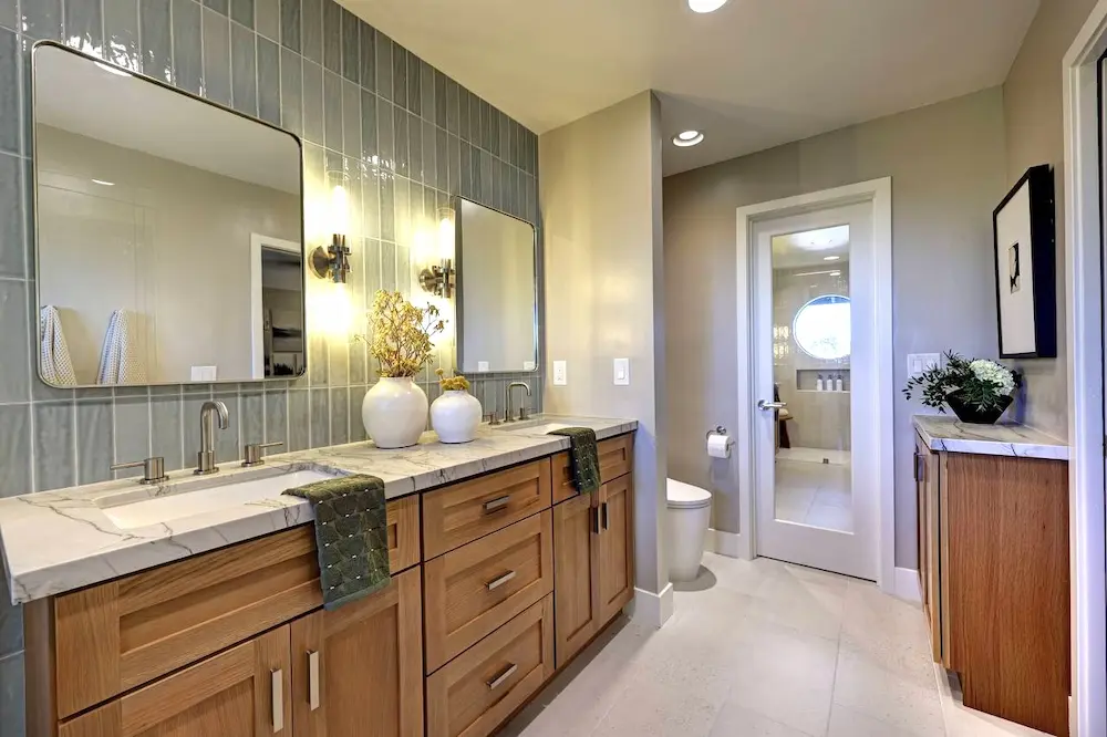 Contemporary Bathroom Remodel - Bathroom Remodeling Sacramento CA